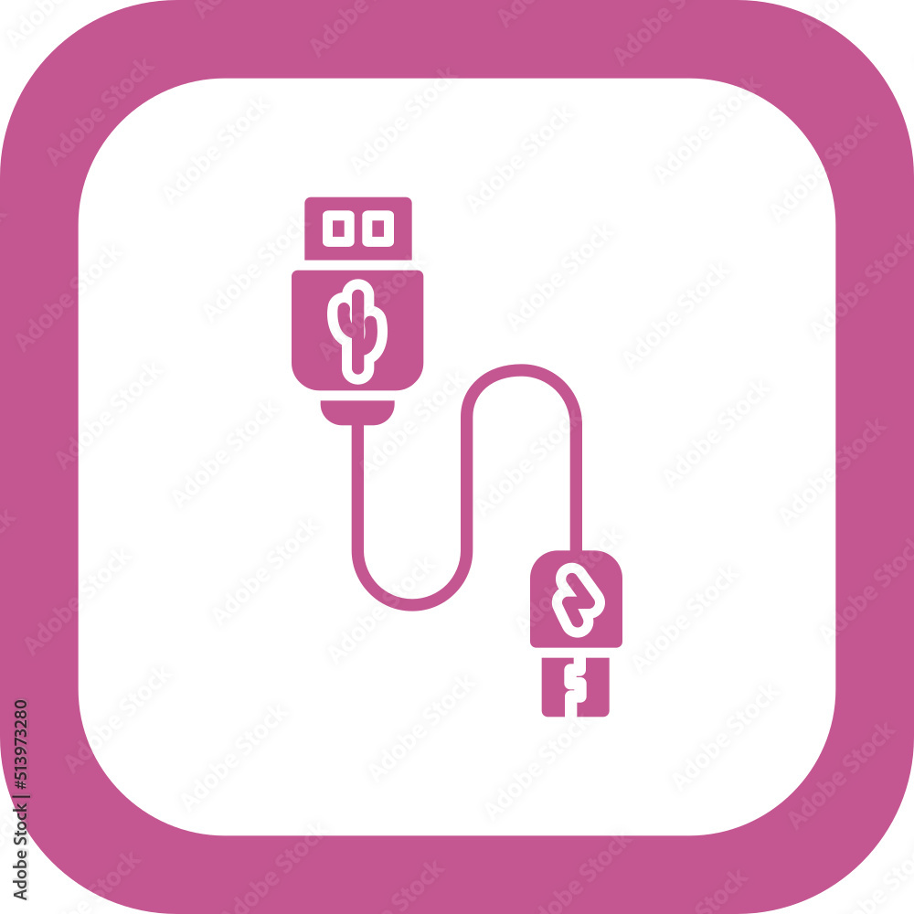 Usb cable Icon Usb cable Icon