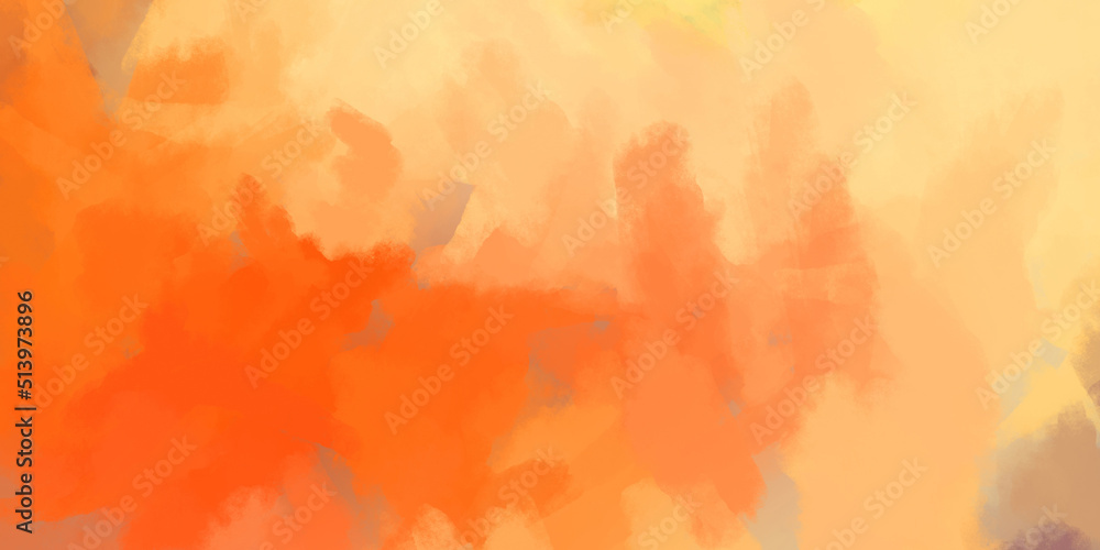 Obraz premium Vibrant paint pattern backdrop. 2D illustration of colorful brush strokes. Decorative texture painting. Painted background.