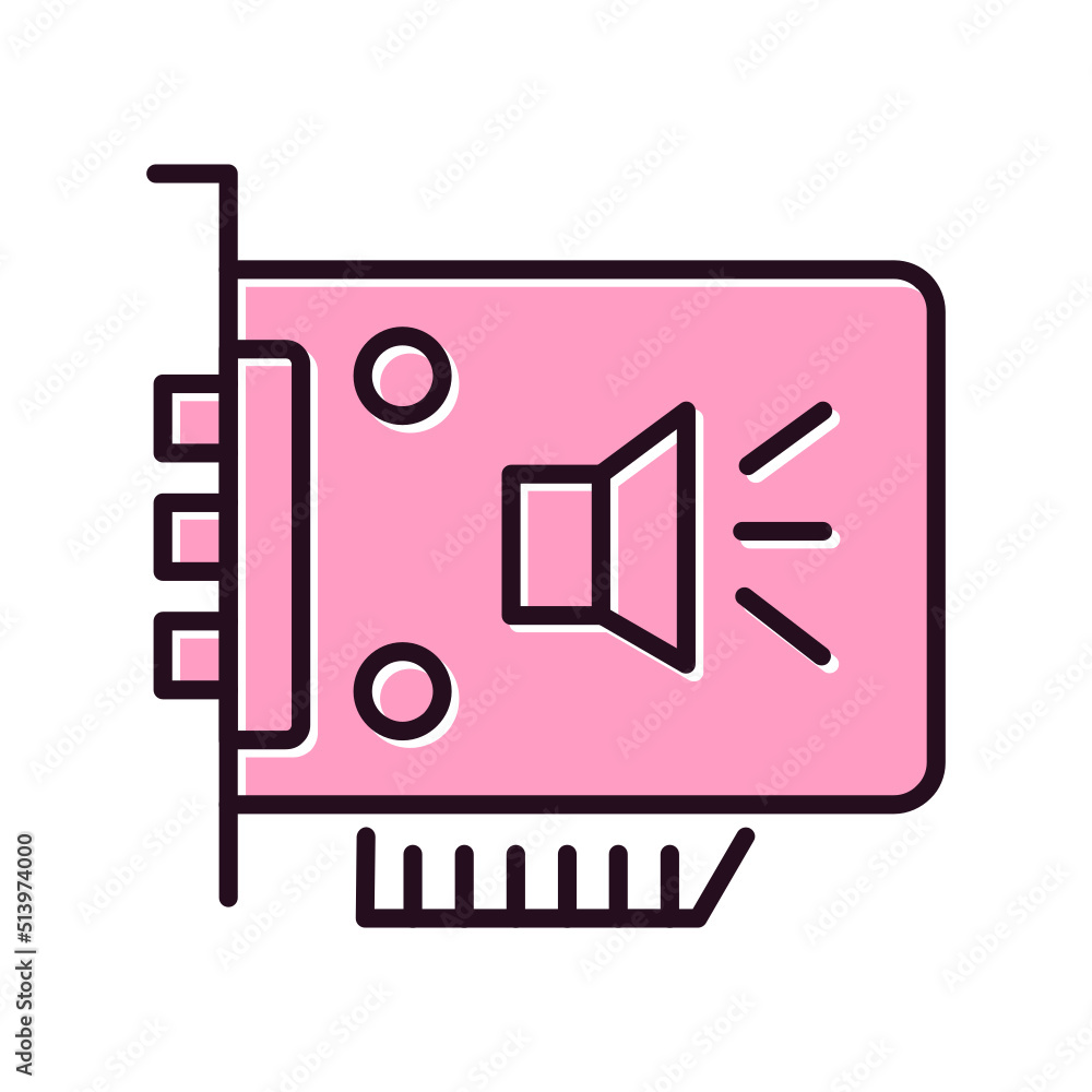 Sound card Icon Sound card Icon