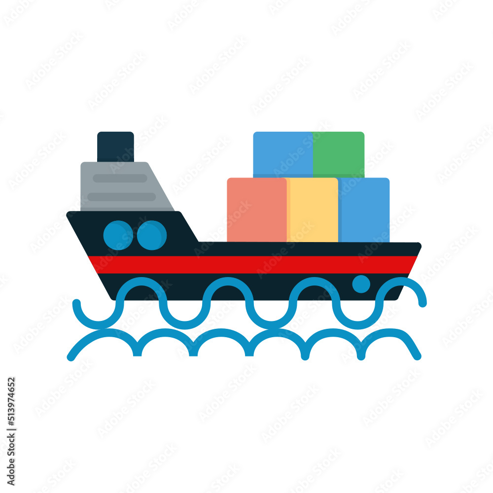 Obraz premium Ship Icon