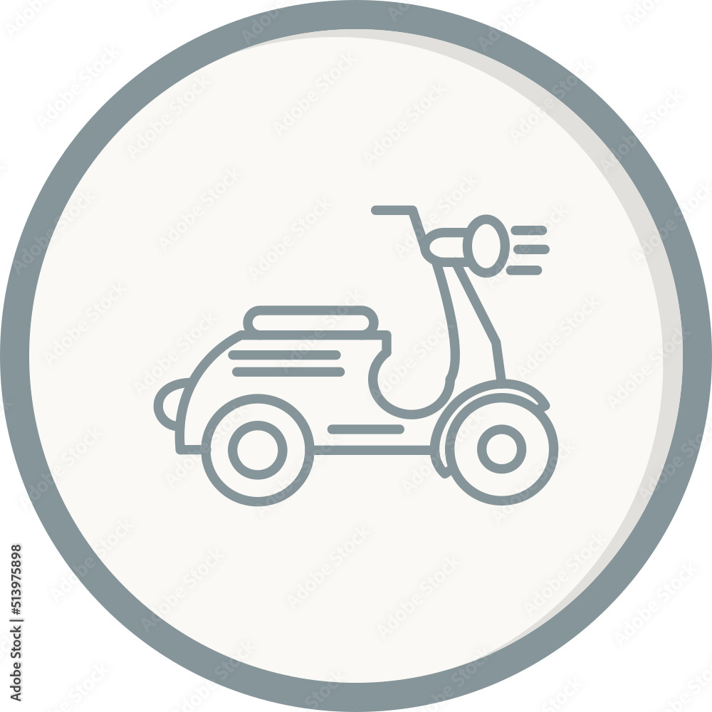 Fototapeta premium Scooter Icon