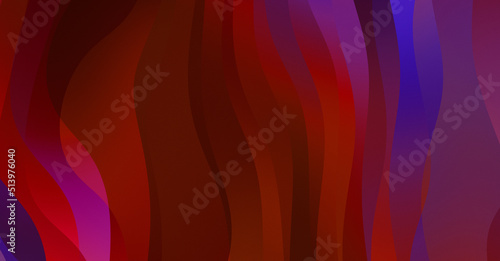 Abstract background. Colorful wavy design wallpaper. Creative graphic 2d illustration. Trendy fluid cover with dynamic shapes flow.