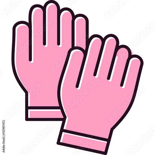 Hand gloves Icon