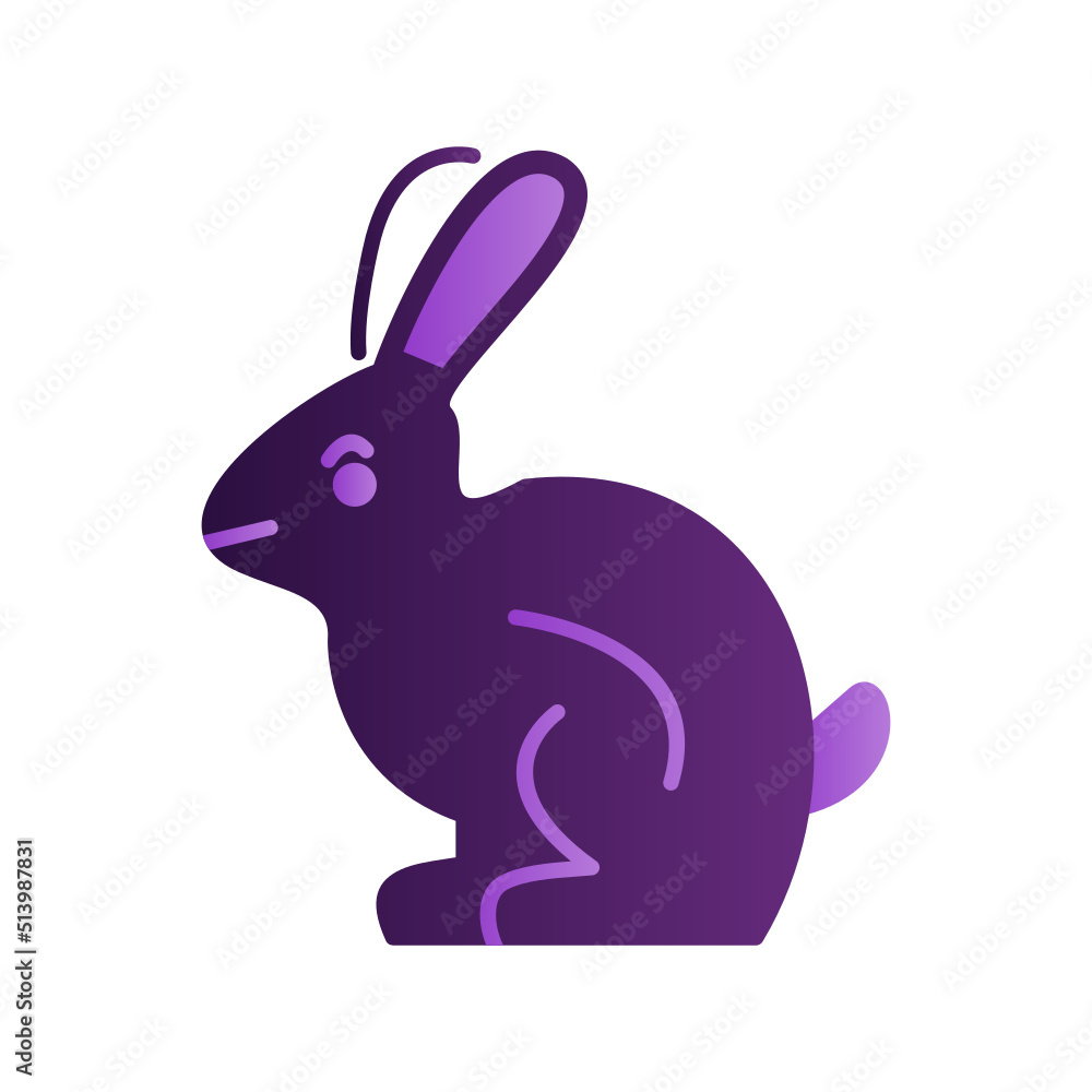 Obraz premium Rabbit Icon