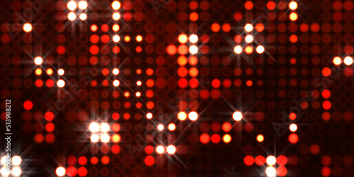 Obraz na plátně Glowing pattern wallpaper