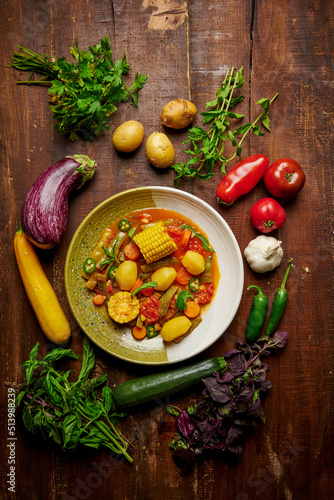 Summer vegetable stew