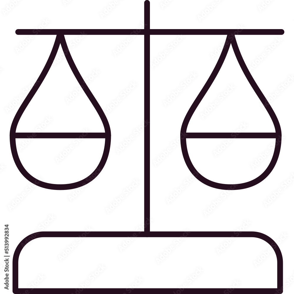 Law scale Icon