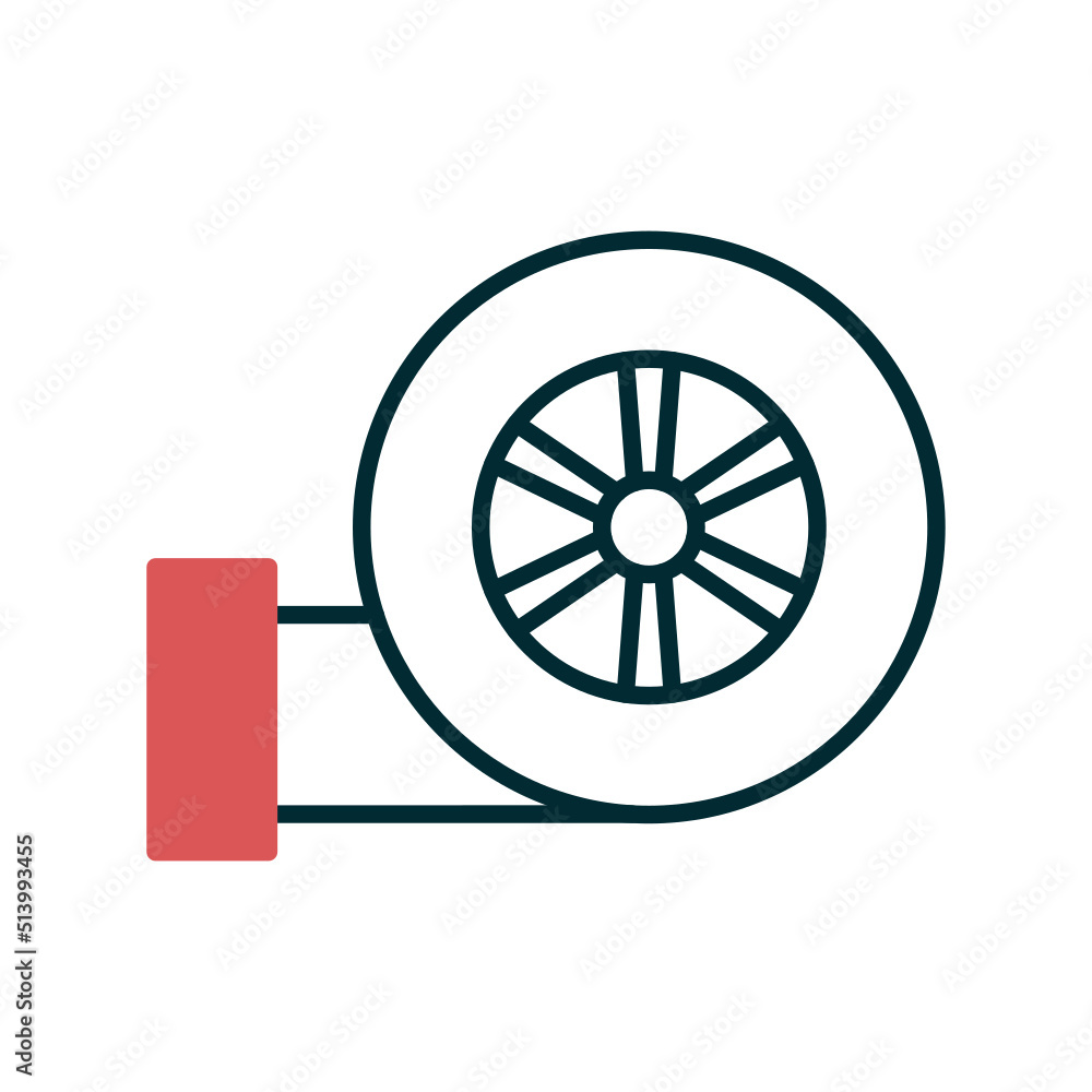 Obraz premium Turbo Icon