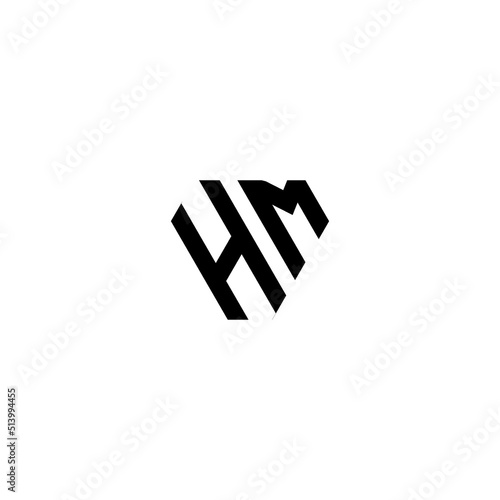 HM Gym concept logo initial concept with high quality logo design