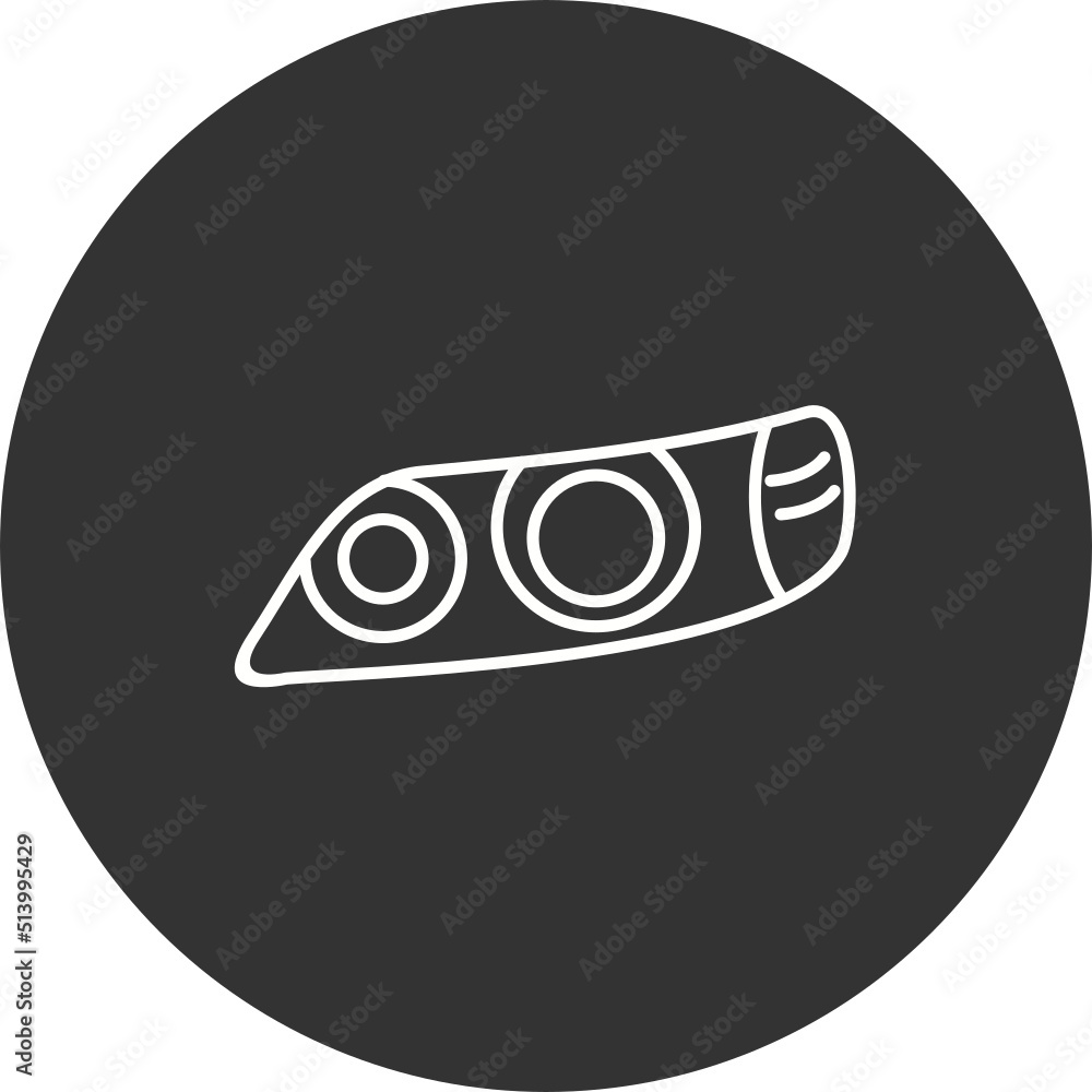 Obraz premium Headlight Icon