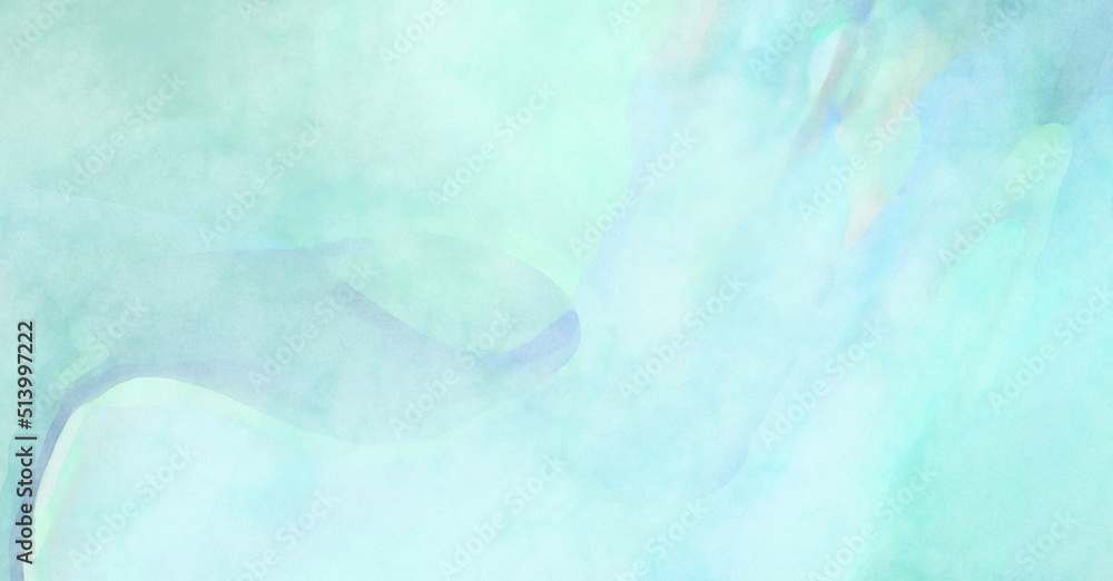 Obraz premium Modern painting of soothing brush strokes resembling alcohol inks. Watercolor abstract painting with pastel colors for poster, wall art, banner, card, book cover or packaging.