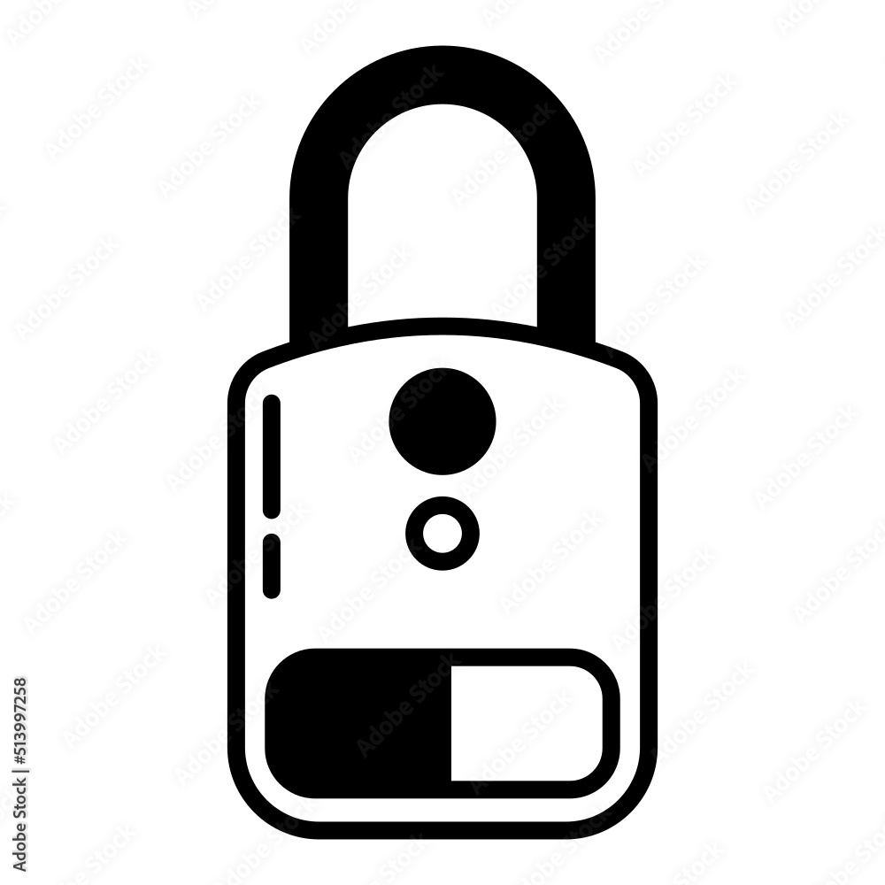 luxury padlock icon on transparent background luxury padlock icon on transparent background