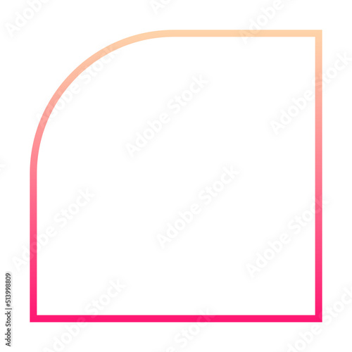 Free Download gradient geometric frame - GFXLoad