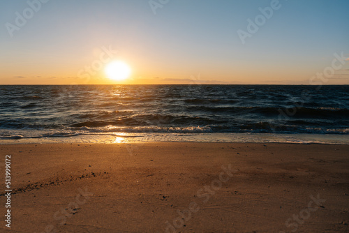 Fototapeta Naklejka Na Ścianę i Meble -  Closeup sea sand beach. Panoramic beach landscape. Inspire tropical beach seascape horizon. . High-quality photo
