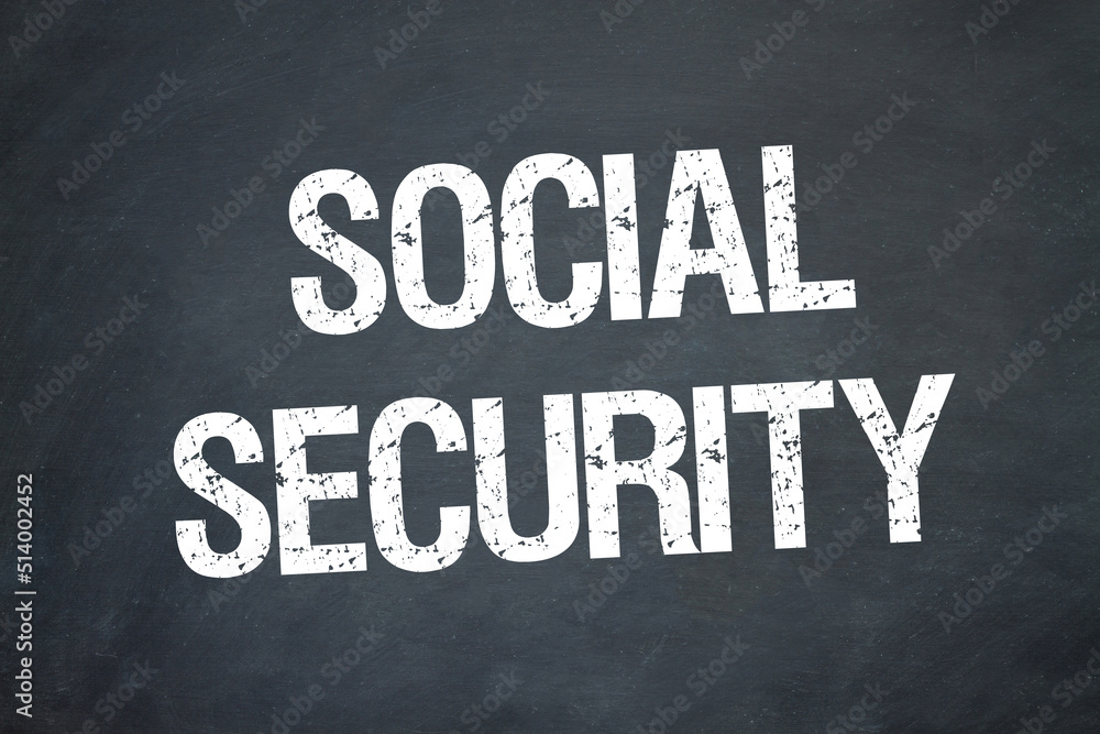 Fototapeta premium Social Security