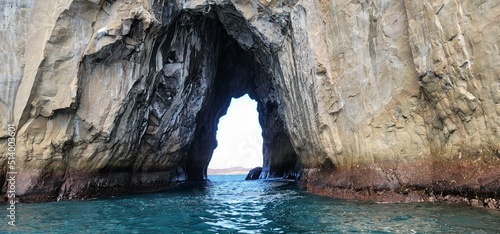 Galapagos rock formations photo