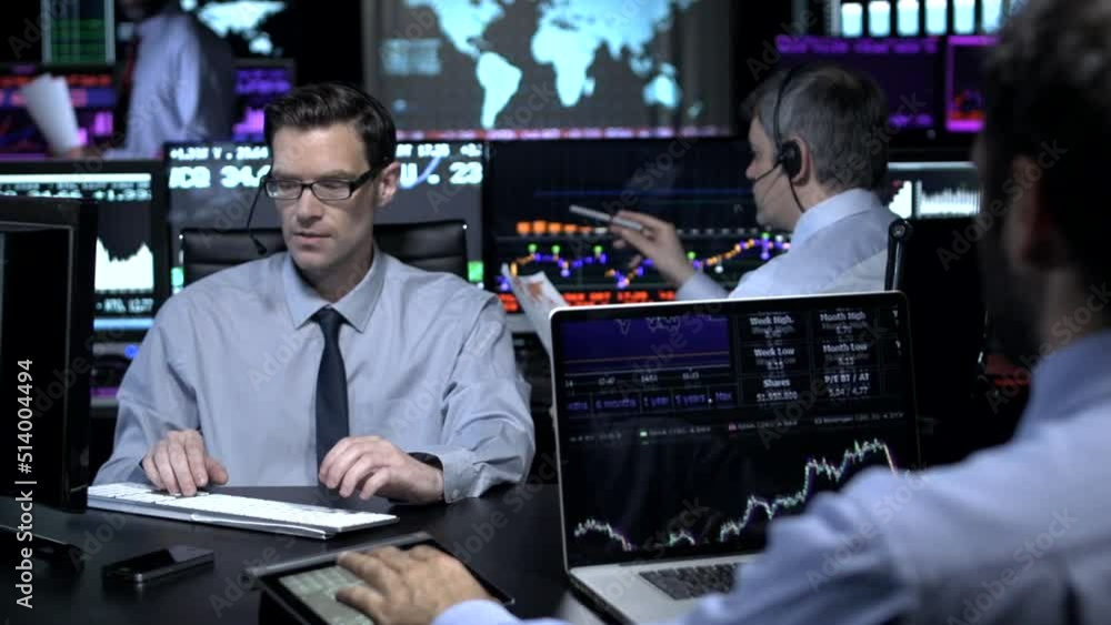 Stock Market Office Workers Stock Market Office Workers