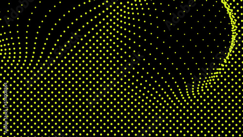 Dome-shaped protrusion part seine by stretching mesh for the illusion three-dimensional deformation of the surface. Screen media video trippy. Mesh LCD display. Scale size different hole space.