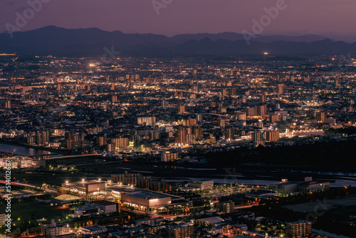 【旅行】屋島から見る香川県の街の夜景 © Akio Mic