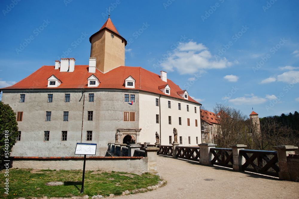 Veveri castle, Czech republic. Brno city , South Moravia region.