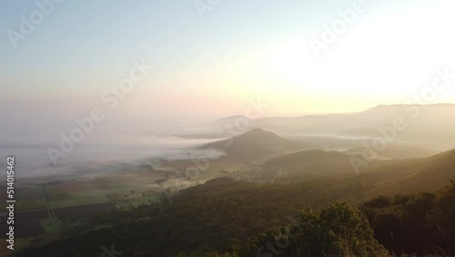 Mogennebel im Tal