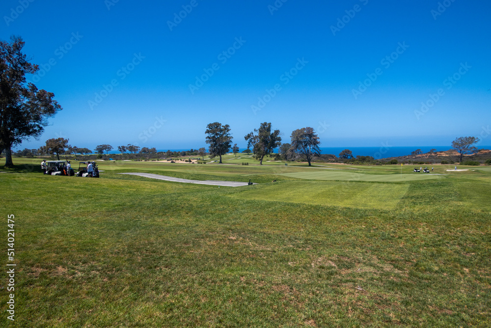 San Diego, California, looking at the Torrey Pines Golf Course San Diego, California, looking at the Torrey Pines Golf Course