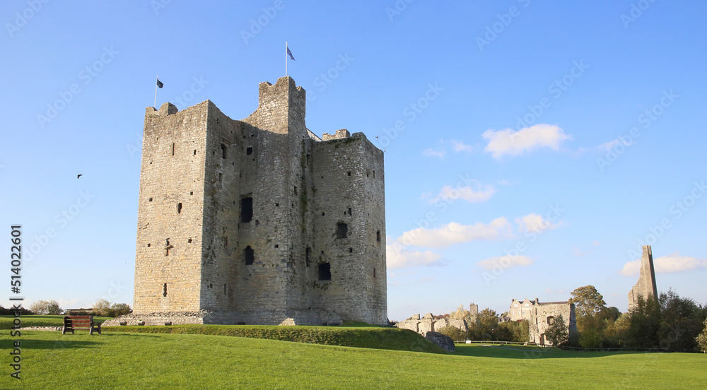 historic ruins of Trim Castle near Dublin, Ireland