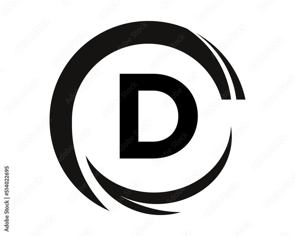 D vector logo icon illustration design isolated background symbol D vector logo icon illustration design isolated background symbol