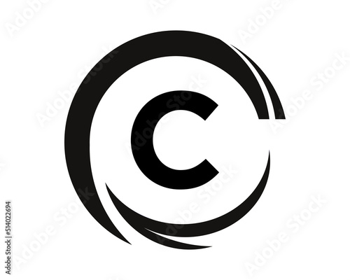 c vector logo icon illustration design isolated background symbol