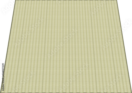 Canvas Print Texture pattern on the surface of Japanese tatami mats (light green, perspective