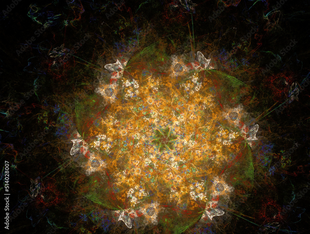 Imaginatory fractal abstract background Image Imaginatory fractal abstract background Image