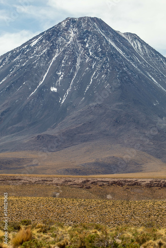 Licancabur volcano in Atacama desert