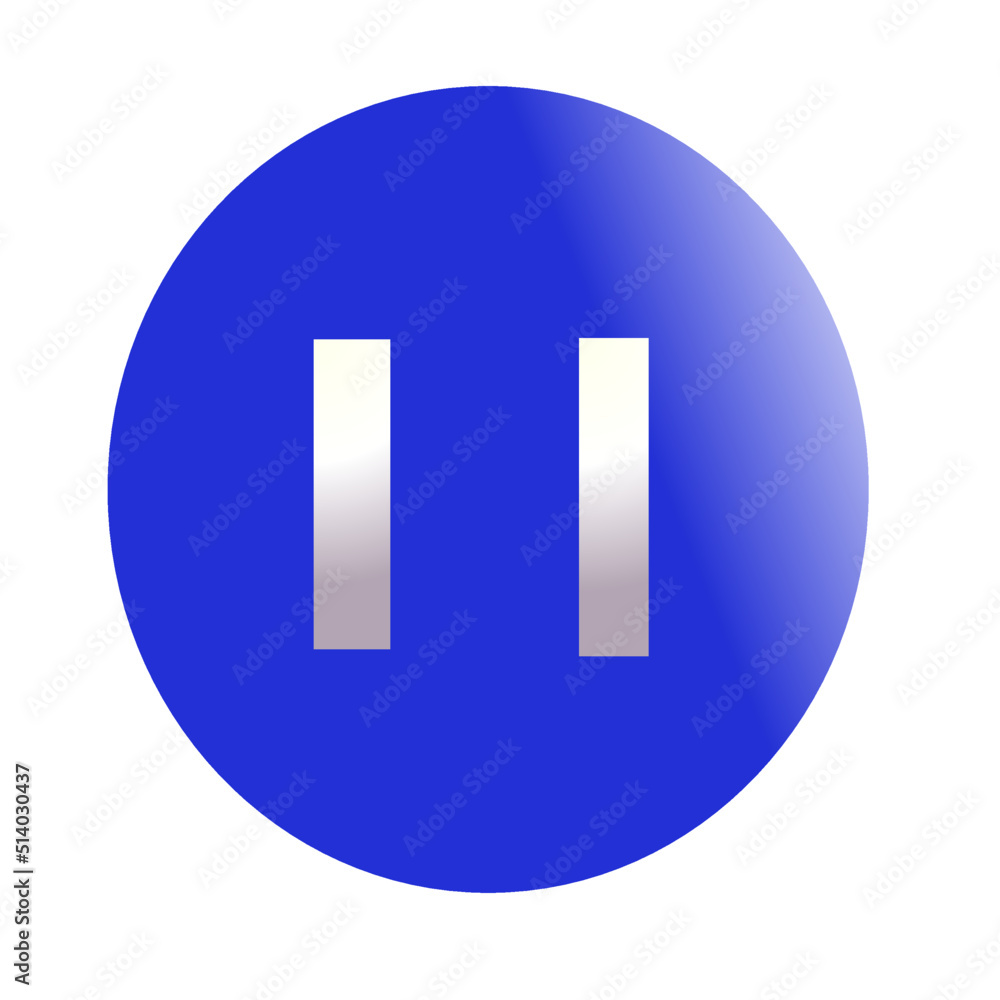pause sign vector illustration pause sign vector illustration