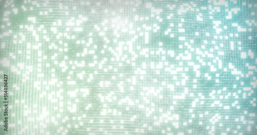 Animation of moving tile wall over light background Animation of moving tile wall over light background
