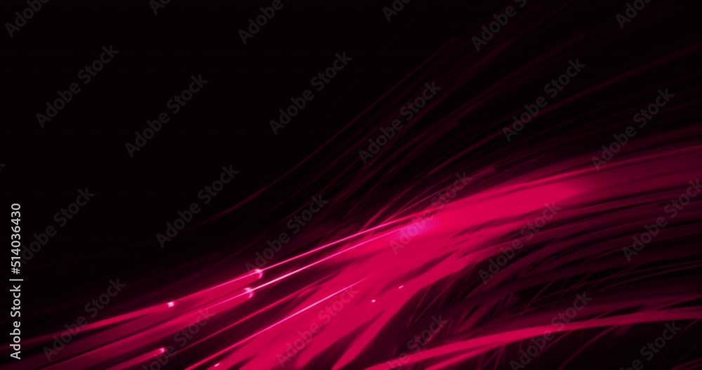 Animation of light trails over black background Animation of light trails over black background