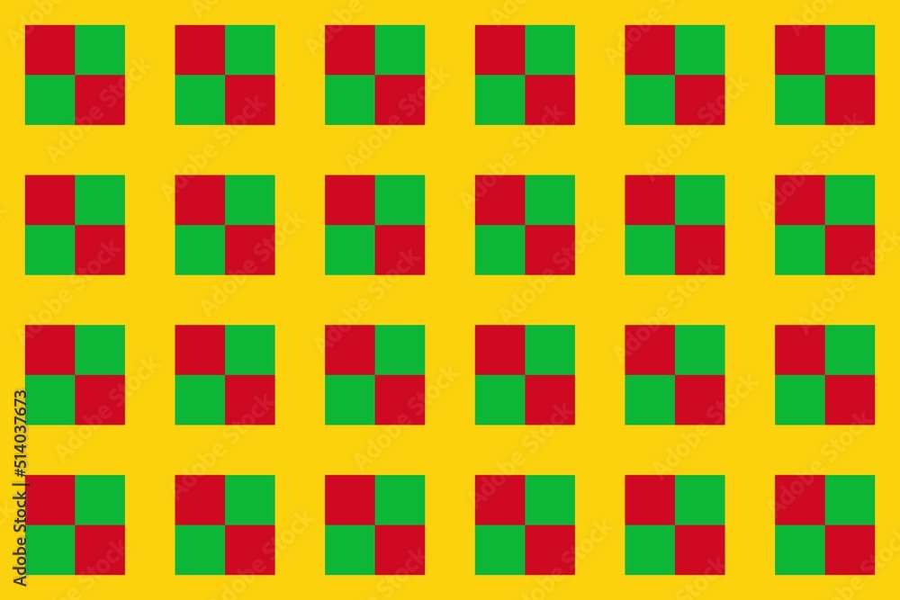 Geometric pattern in the colors of the national flag of Mali. The colors of Mali. Geometric pattern in the colors of the national flag of Mali. The colors of Mali.