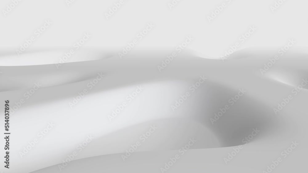 Abstract white 3d landscape rotation animation background. Abstract white 3d landscape rotation animation background.