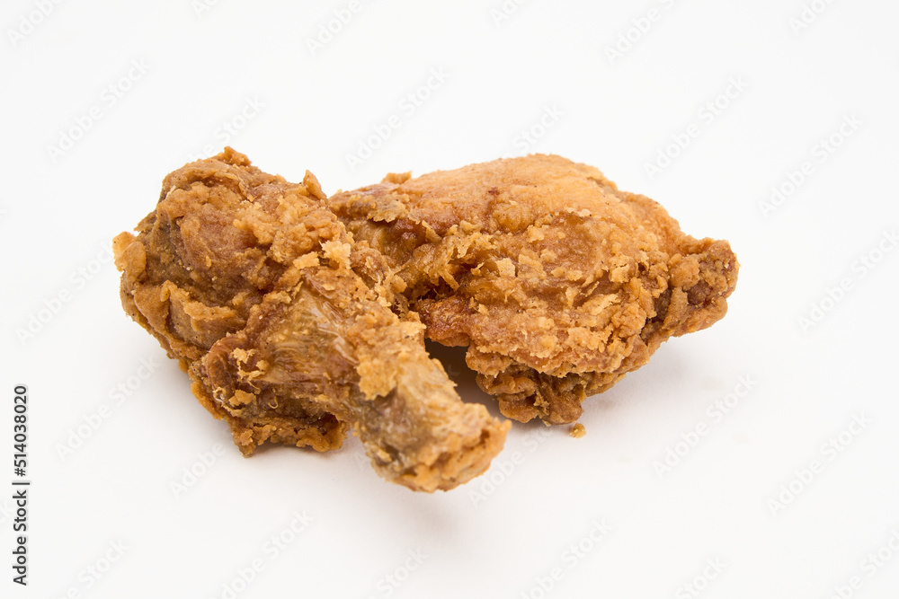 fried chicken isolated on white fried chicken isolated on white
