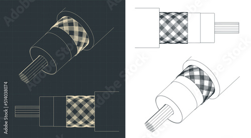 Antenna cable blueprints
