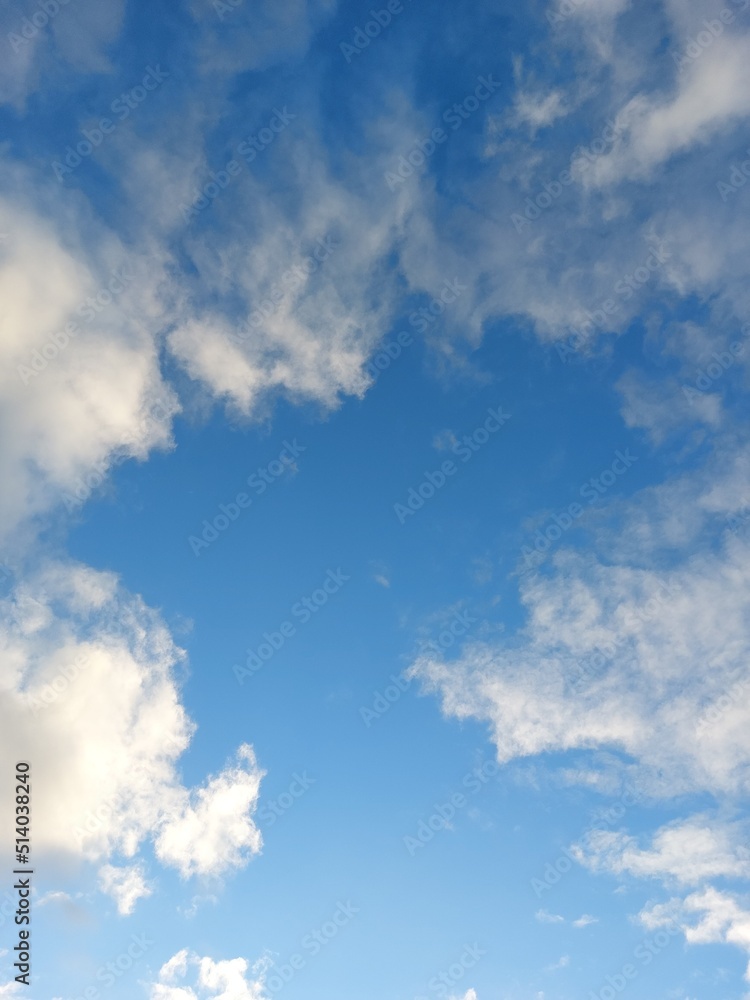 Obraz premium blue sky with clouds