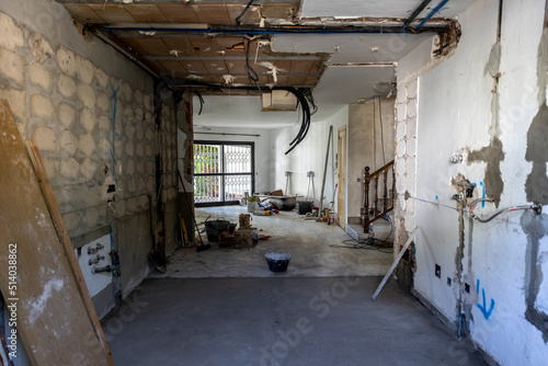 view of a house during a remodelation photo