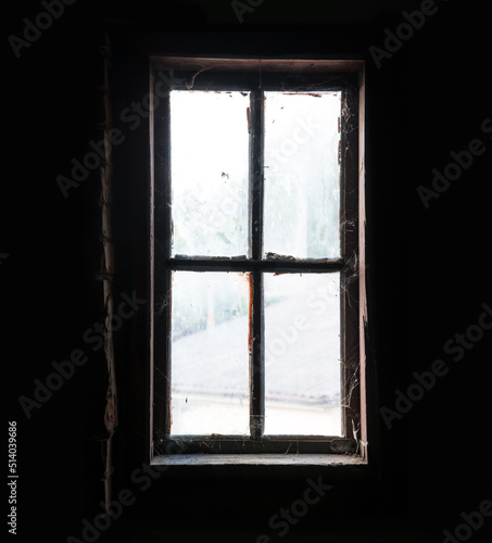 Old window in the attic