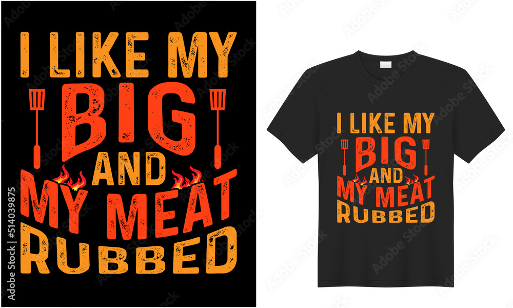 bbq grill graphic Vector t shirt design for prints t shirt fashion clothing poster, tote bag, mug black background bbq grill graphic Vector t shirt design for prints t shirt fashion clothing poster, tote bag, mug black background