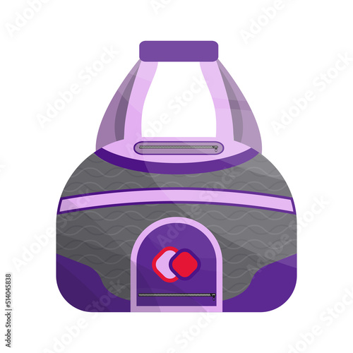 Travel bag in a realistic style.
