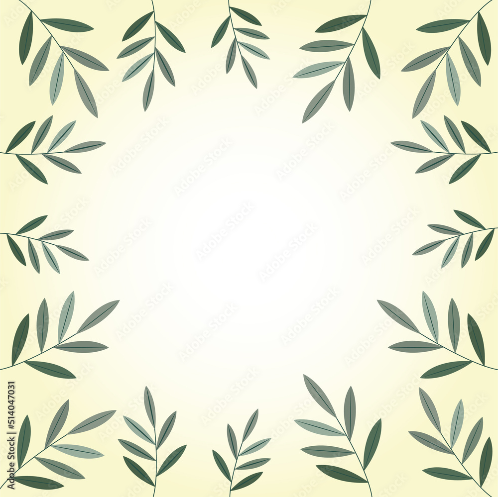 delicate pattern in the form of branches and leaves. wallpaper or background