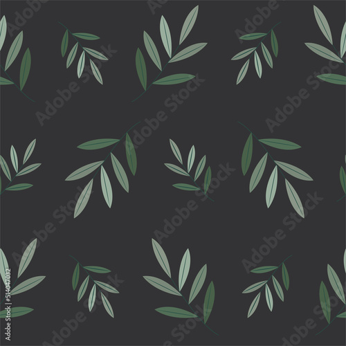 delicate pattern in the form of branches and leaves. wallpaper or background