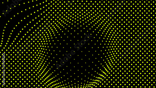 Dome-shaped protrusion part seine by stretching mesh for the illusion three-dimensional deformation of the surface. Screen media video trippy. Mesh LCD display. Scale size different hole space.