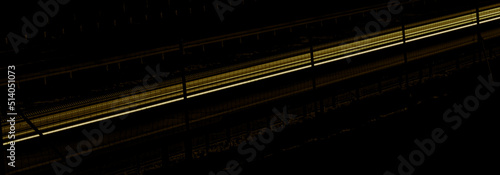 lights of cars with night. abstraction of light trails