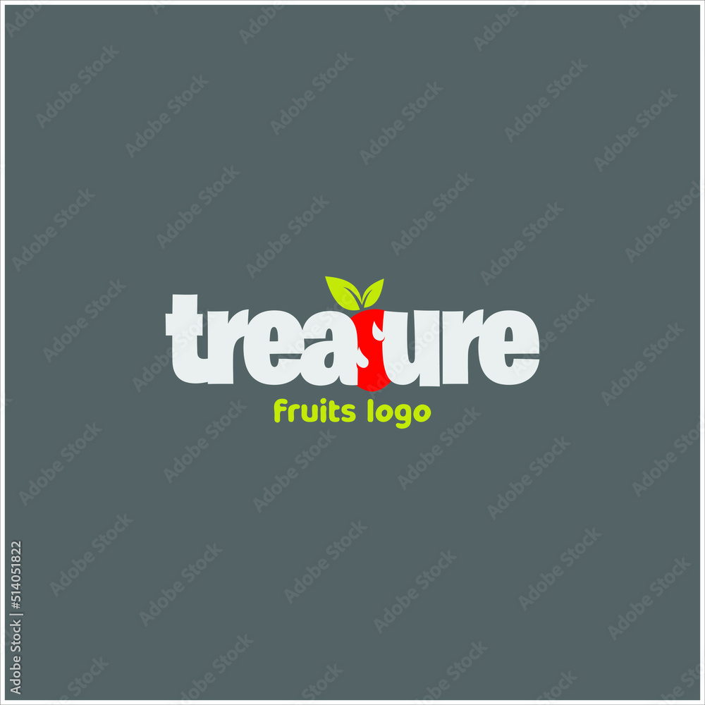 treasure logo design idea in negative space treasure logo design idea in negative space