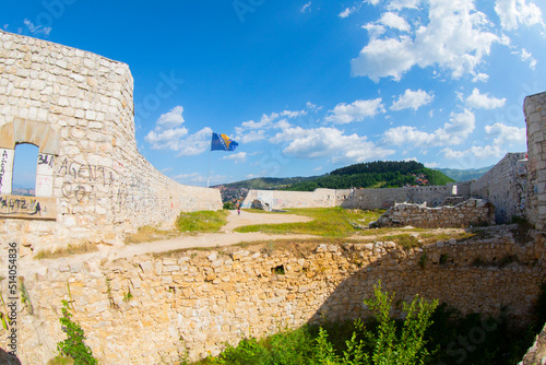 Sarajevo Castle and city view photo